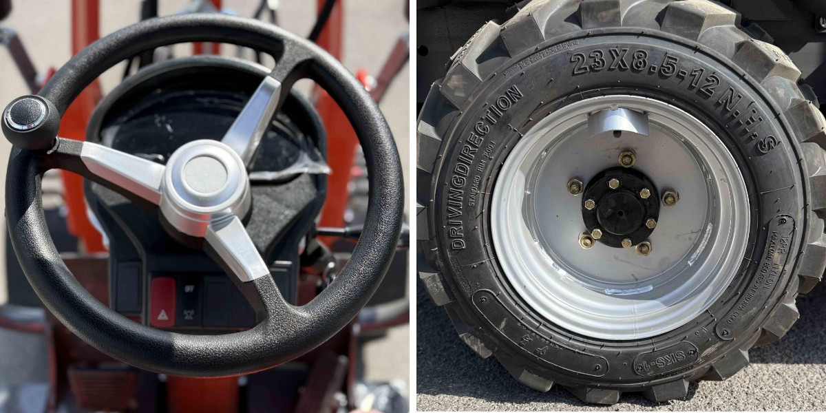 Elektryczna mini ładowarka kołowa Elektryczna mini ładowarka kołowa