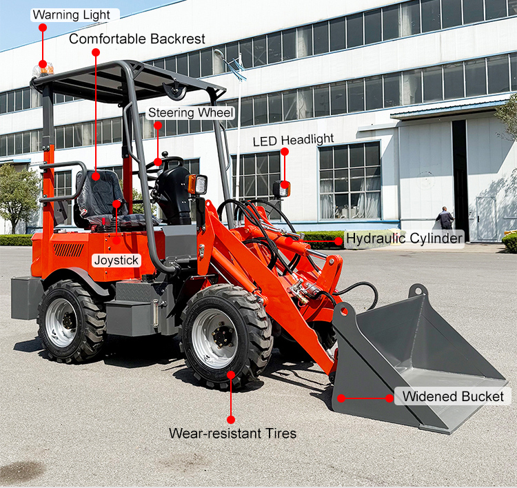 Elektryczna mini ładowarka kołowa Elektryczna mini ładowarka kołowa