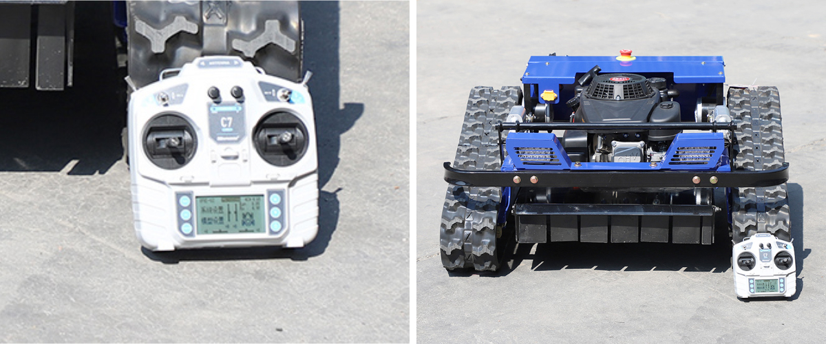 Zdalnie sterowana kosiarka do skarp