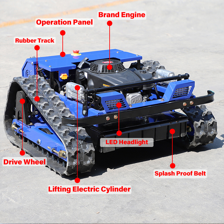 Zdalnie sterowana kosiarka do skarp
