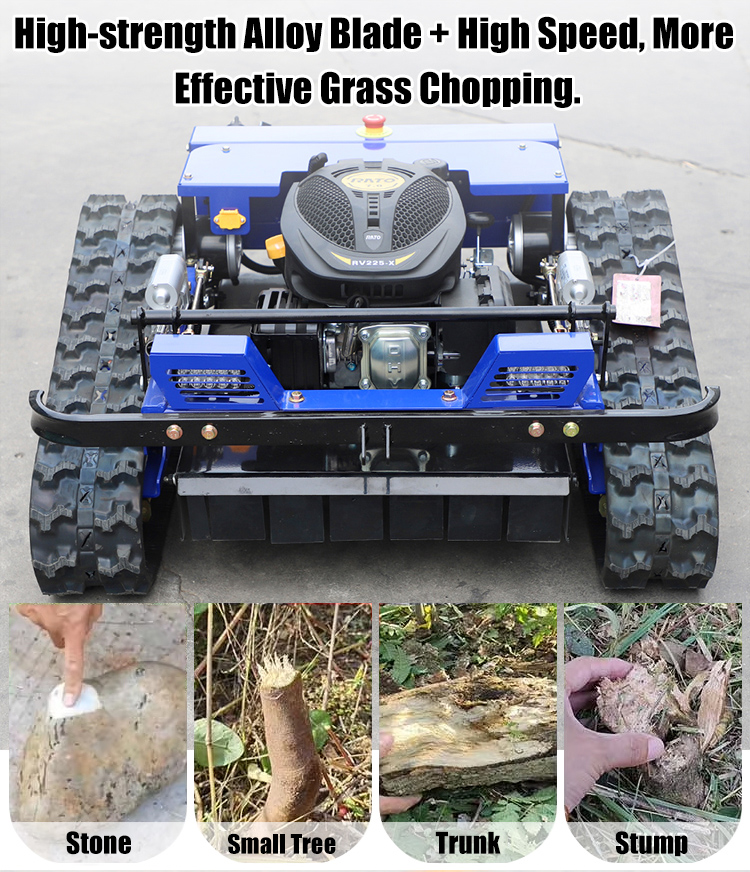 Zdalnie sterowana kosiarka do skarp